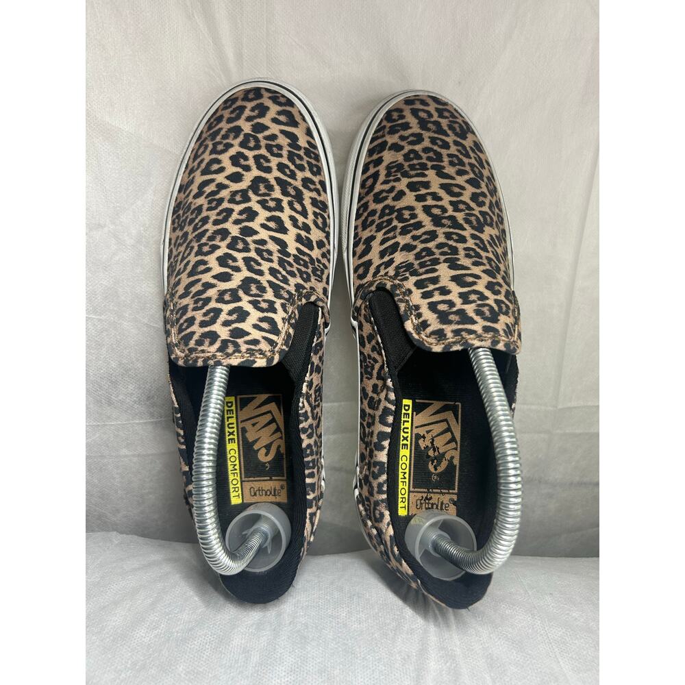 VANS Leopard Slip-On Sneakers Women's 8.5 - Picture 7 of 9